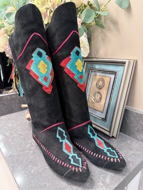 Vintage Rush Hour Suede Boots